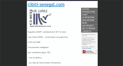 Desktop Screenshot of cibiti-senegal.com