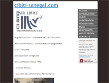 Tablet Screenshot of cibiti-senegal.com